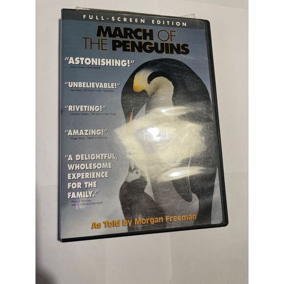 March of the Penguins DVD Full Screen Edition National‎ Geographic Documentary - Picture 1 of 4
